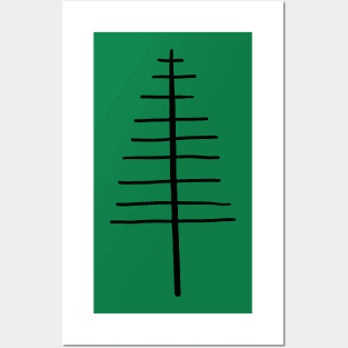 Christmas tree Minimalist Posters and Art